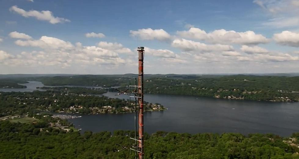 Drone Video Over Brookfield Radio Tower Will Make Your Hands Sweat
