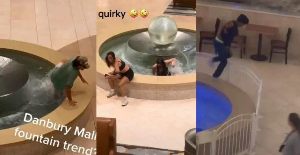 Staff Forced to Drain Fountain at Danbury Fair Mall After Swim Trend
