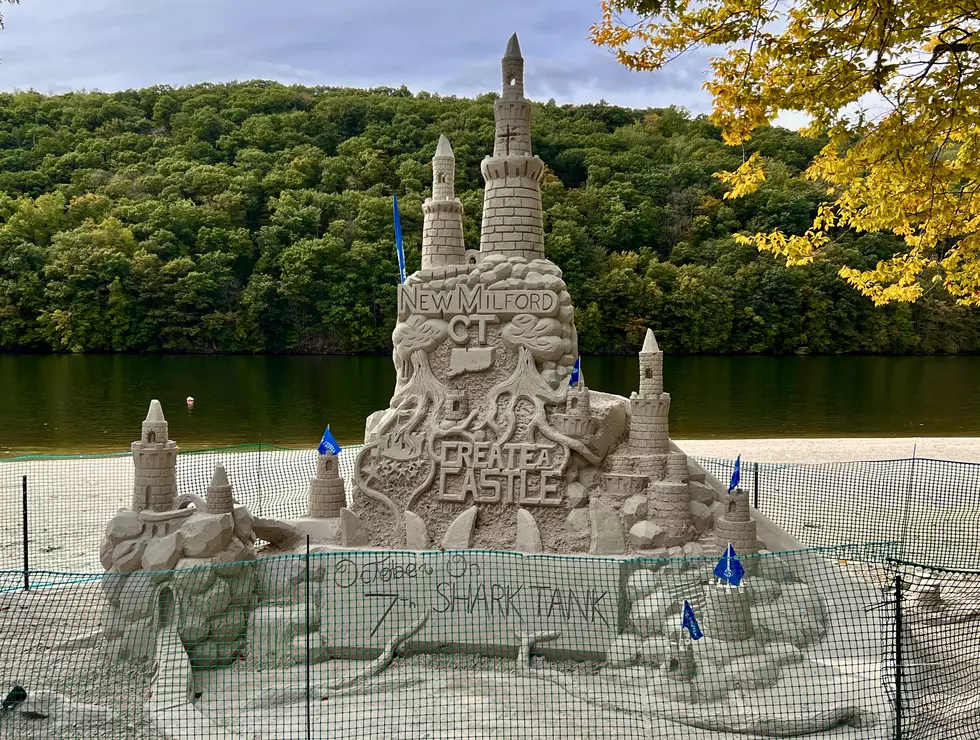 A Majestic Sand Castle Appears on the Shores of New Milford’s Lynn Deming Park