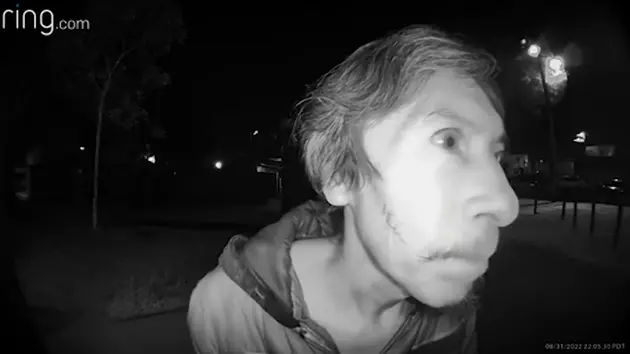 Ring doorbell camera catches man peering into home at night over