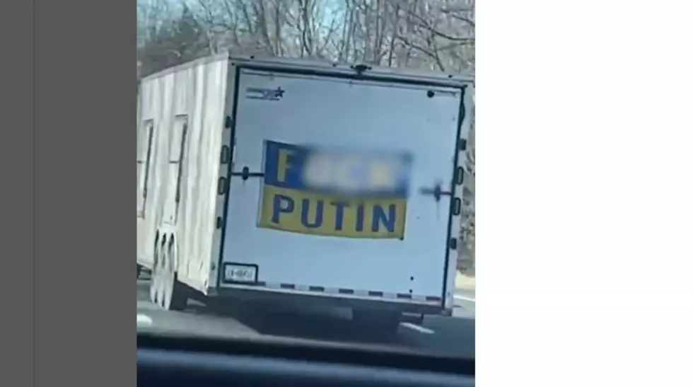 F&#8212; Putin Truck Makes Visit to Interstate 84 in Danbury