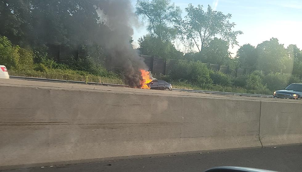 Second Car Fire in as Many Days on Interstate 84 in Connecticut
