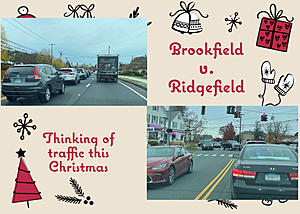 Who Has Worse Holiday Traffic: Brookfield or Ridgefield? Vote...