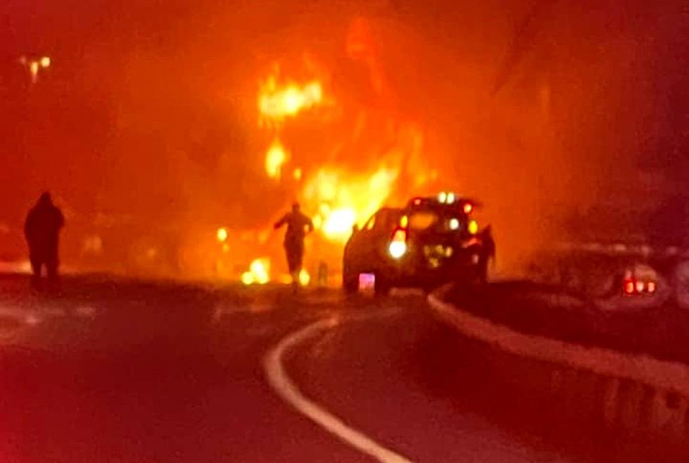 Brewster: Scary Motor Vehicle Fire Snarls Traffic, Worries Locals