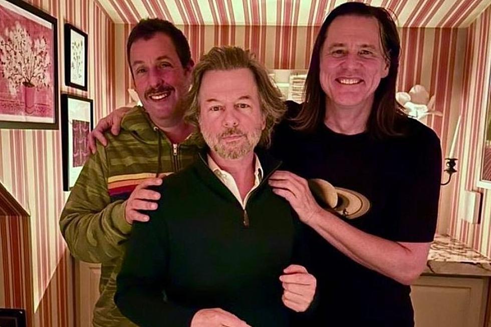 What is New England Native Adam Sandler Doing with David Spade and Jim Carrey?