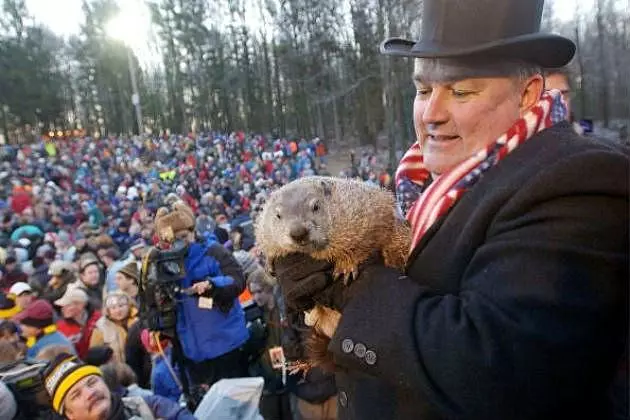 Groundhog Phil Sees Shadow, Six More Weeks Of Winter