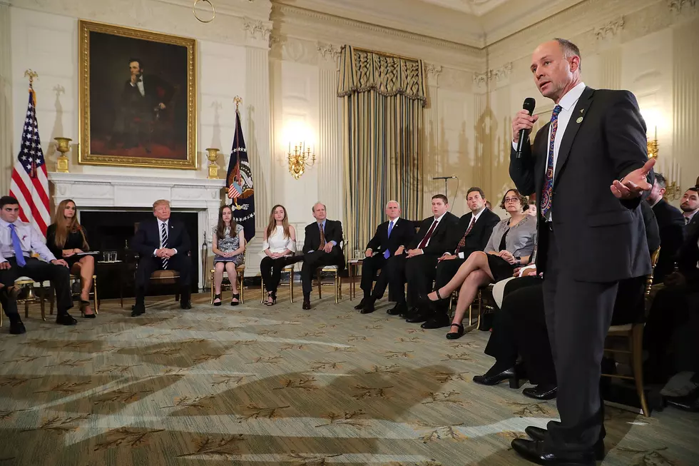 Sandy Hook Victim’s Father Speaks to Trump and Parkland Families at White House