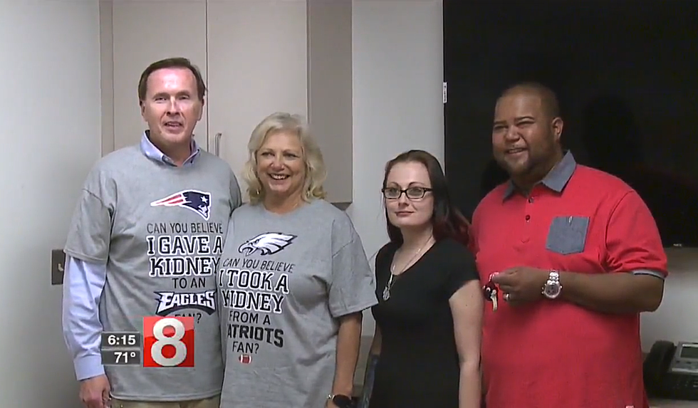 Pats Fan Saves Eagles Fan’s Life with Kidney Donation in Connecticut