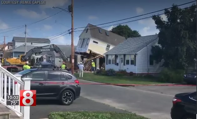 Connecticut Home Tumbles to the Ground While Being Moved