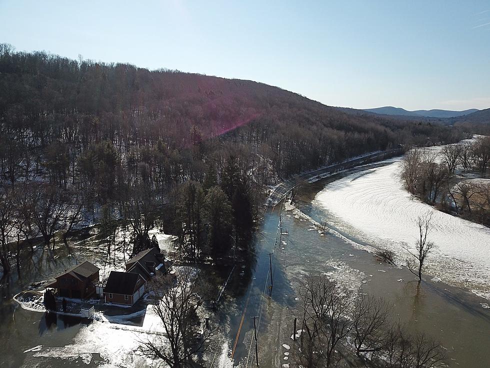 Route 7 in Kent Closed, Flooding + Ice to Blame