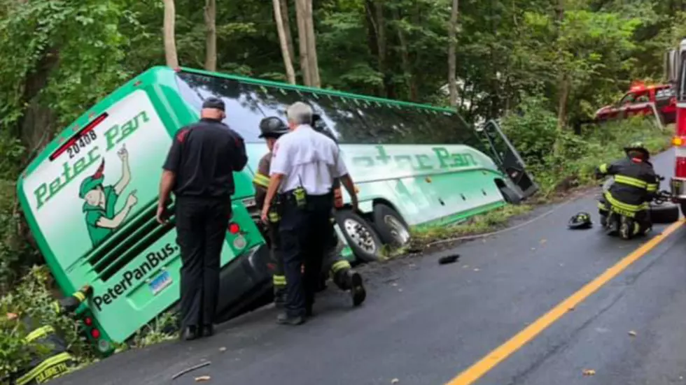 Danbury Road Closure After Bus Crashes and Overturns