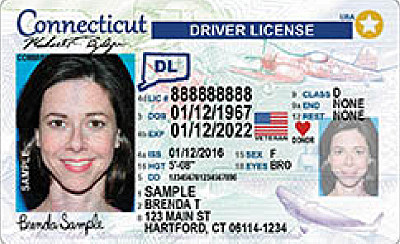 blank connecticut driver license template
