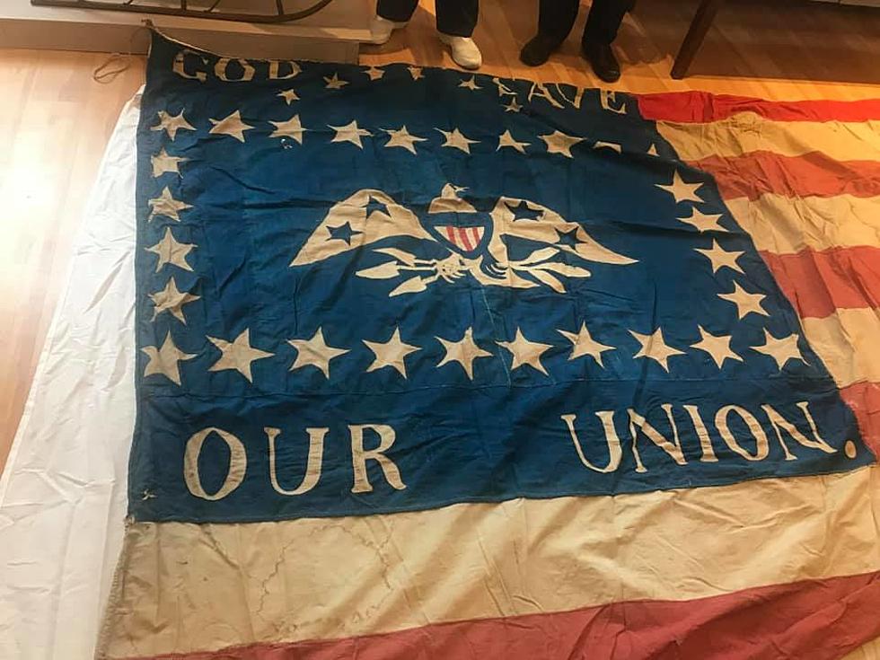 New Milford Historical Society Restores Vintage Civil War Flag