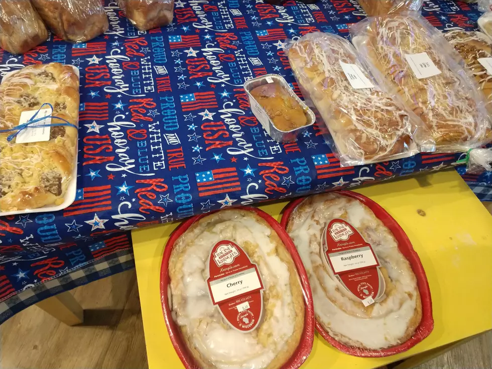 In addition to mugs, Stockholm Inn's gift shop also sells Kringles. Photo Credit: Steve Pulaski
