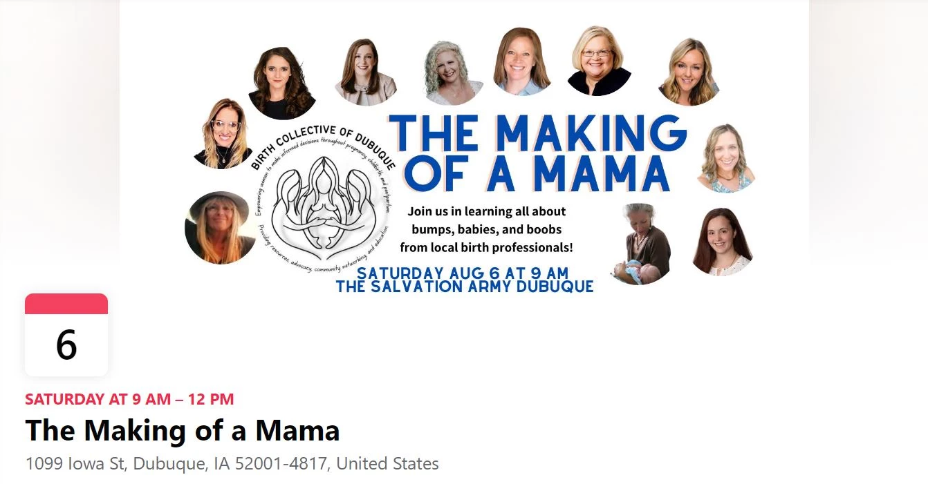 Photo Credit: "The Making of a Mama" Facebook event page