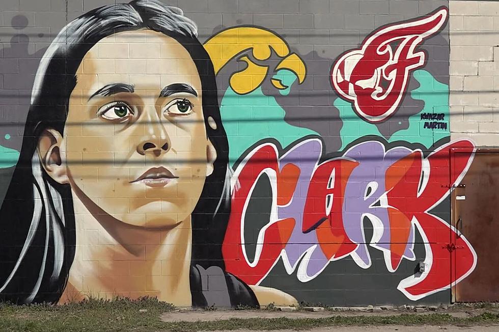 A Mural of Iowa Hawkeye Star Caitlin Clark Now Lives in Indiana