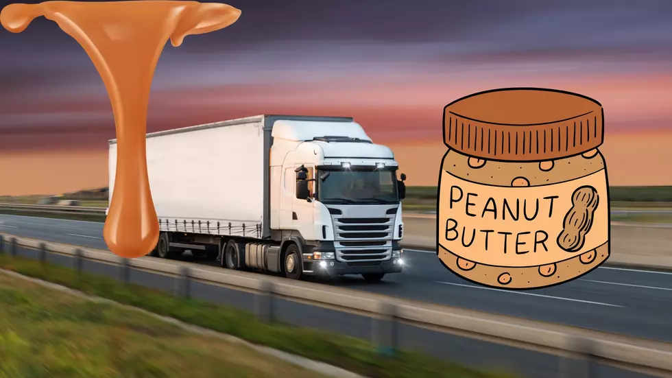 Semi Carrying 53,000 Pounds of Peanut Butter Rolls Over on Illinois Interstate
