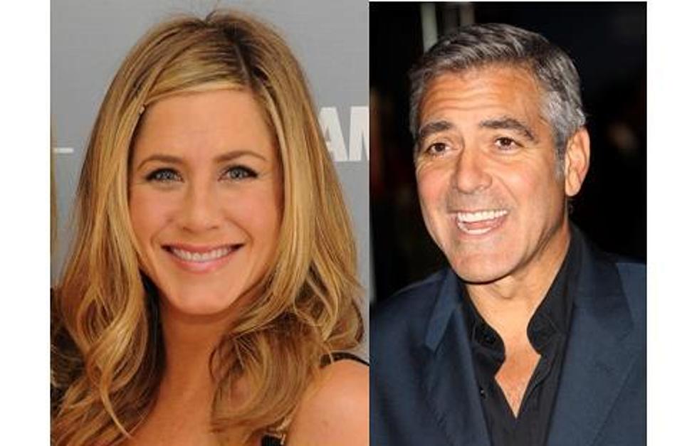 Jennifer Aniston and George Clooney Top The New Years Eve Celebrity Kiss Wish List