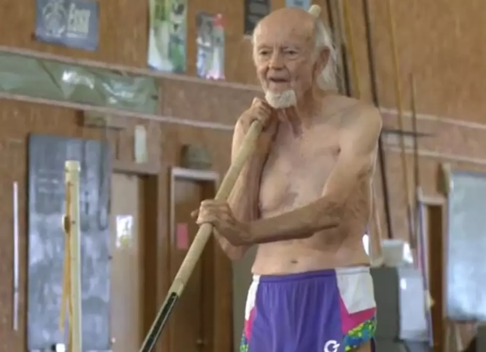 A 90-Year-Old Pole Vaulter? [VIDEO]