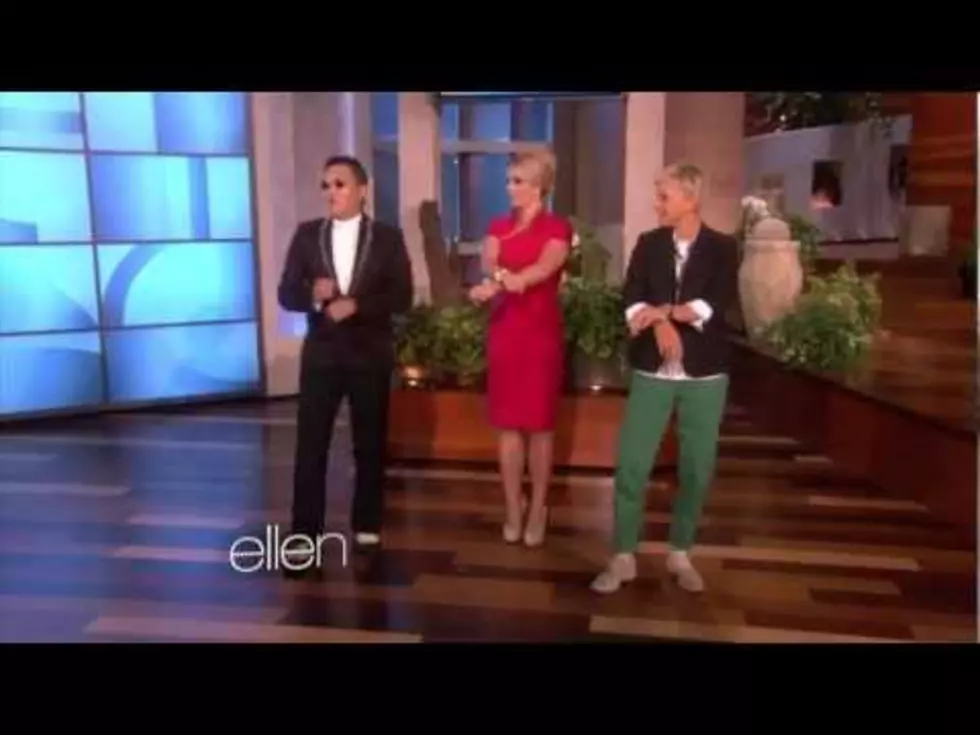 PSY Teaches Britney how to “Gangnam Style” on Ellen