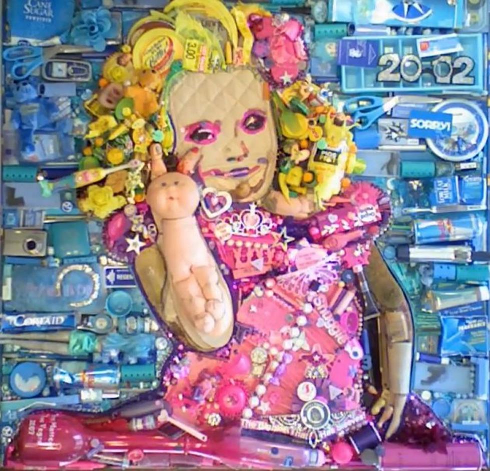 A Portrait of Honey Boo Boo Made Entirely of Trash [VIDEO]