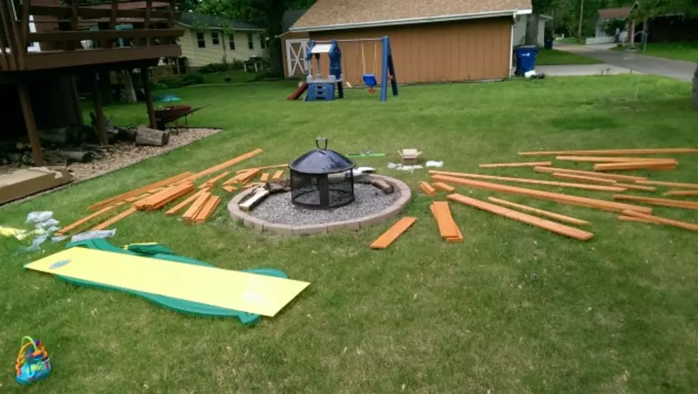Seven Hours and a Sunburn Later, Shay&#8217;s Swing Set is Finished [VIDEO]