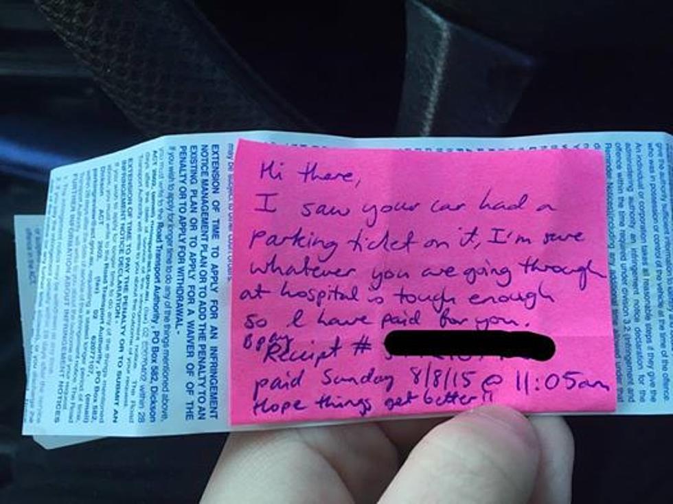 A Woman Got a Parking Ticket While She Was in the Hospital and a Random Stranger Paid For It