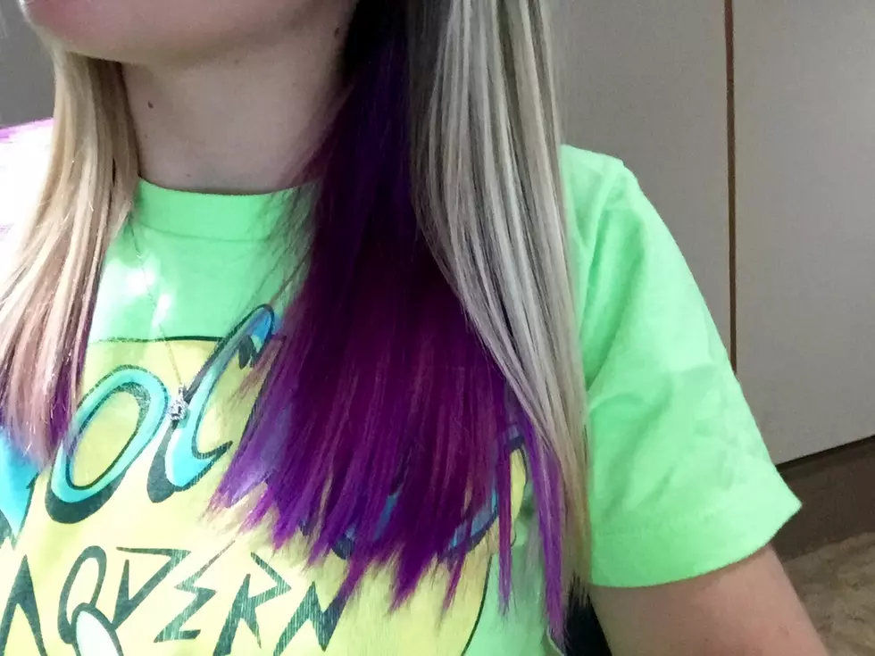 Abbey Dye&#8217;s Her Hair Purple [Video]