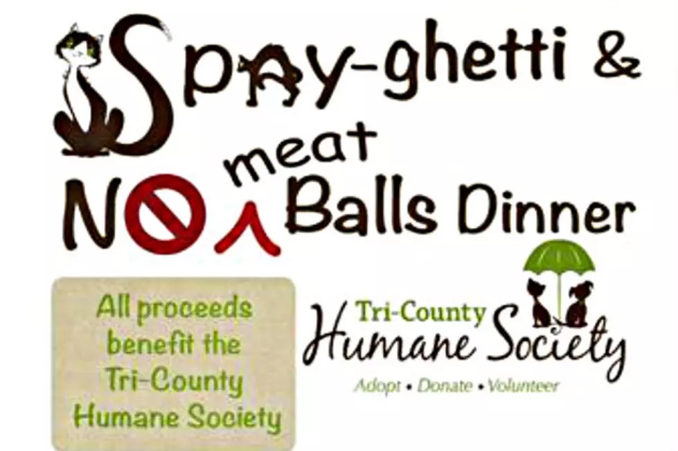 Spay-ghetti & NO Meat Balls Dinner For Tri County Humane Society
