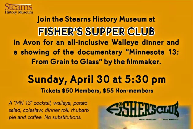 Stearns History Museum Hosting Dinner at Historic Fisher&#8217;s Supper Club