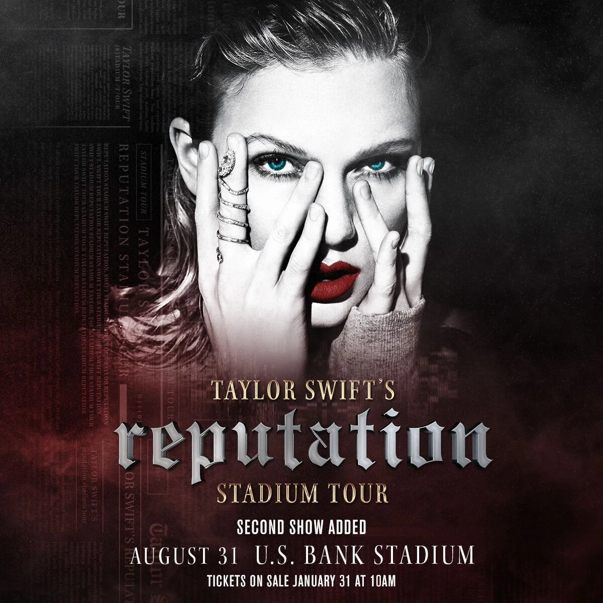 Taylor Swift Announces Additional Tour Dates In Minneapolis