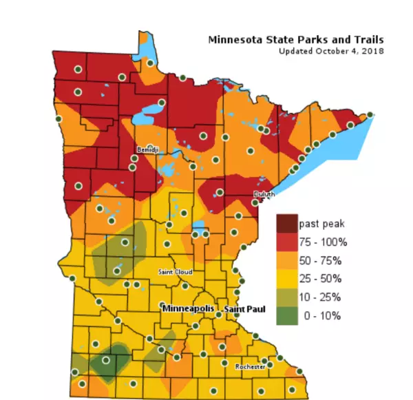 DNR Northwestern Minnesota In Prime Fall Color Display