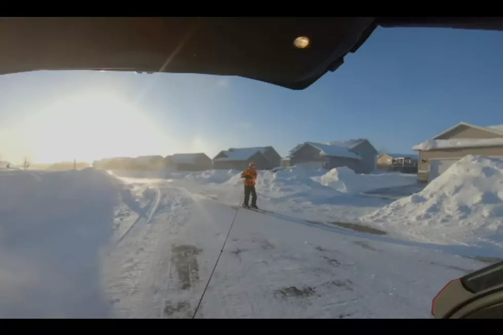 Creative Minnesotans Ski Behind Jeep After Blizzard [WATCH]