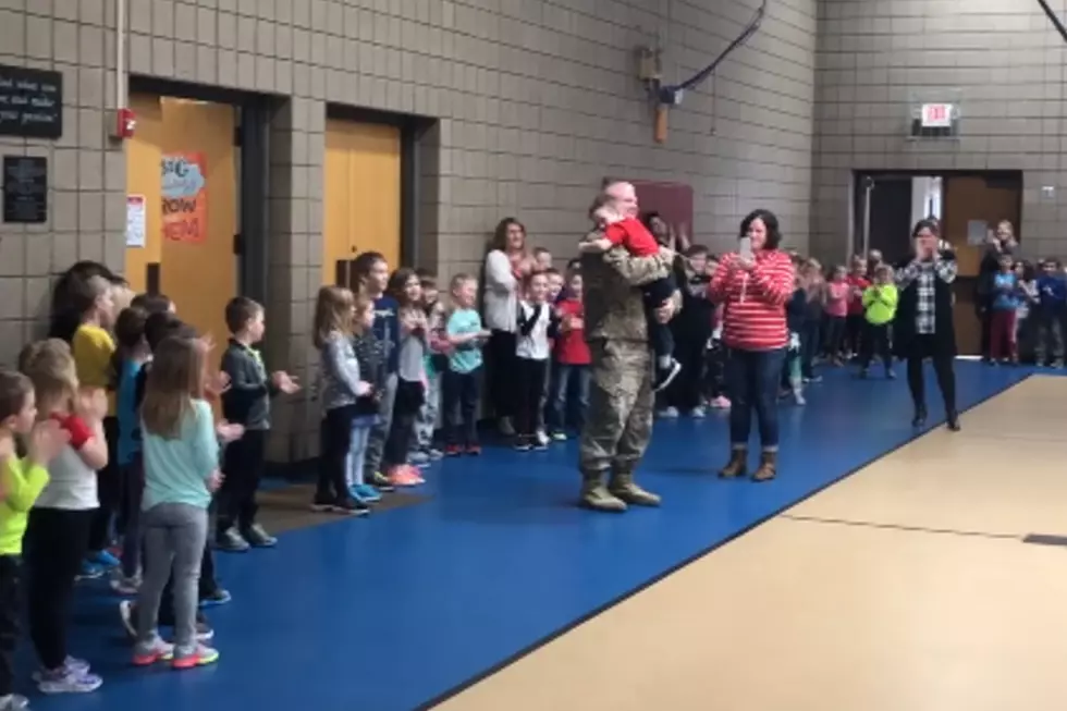 Military Dad Surprises Son at St. Francis Xavier Sartell [Watch]