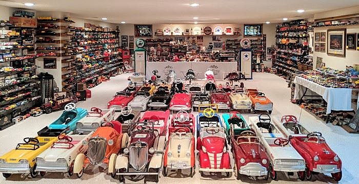 vintage toy car collection