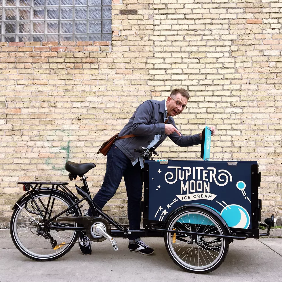 NEW: Jupiter Moon Ice Cream Tricycle Cart Pedals To St. Cloud