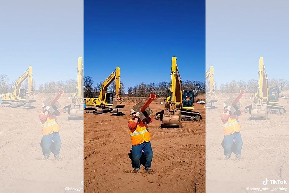 Dancing Construction Worker