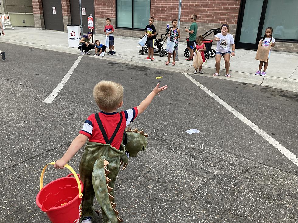 Did You See The Dinosaur At The Granite City Days Parade?