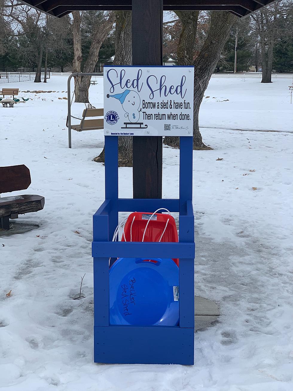 City of Becker Adds A Community ‘Sled Shed’