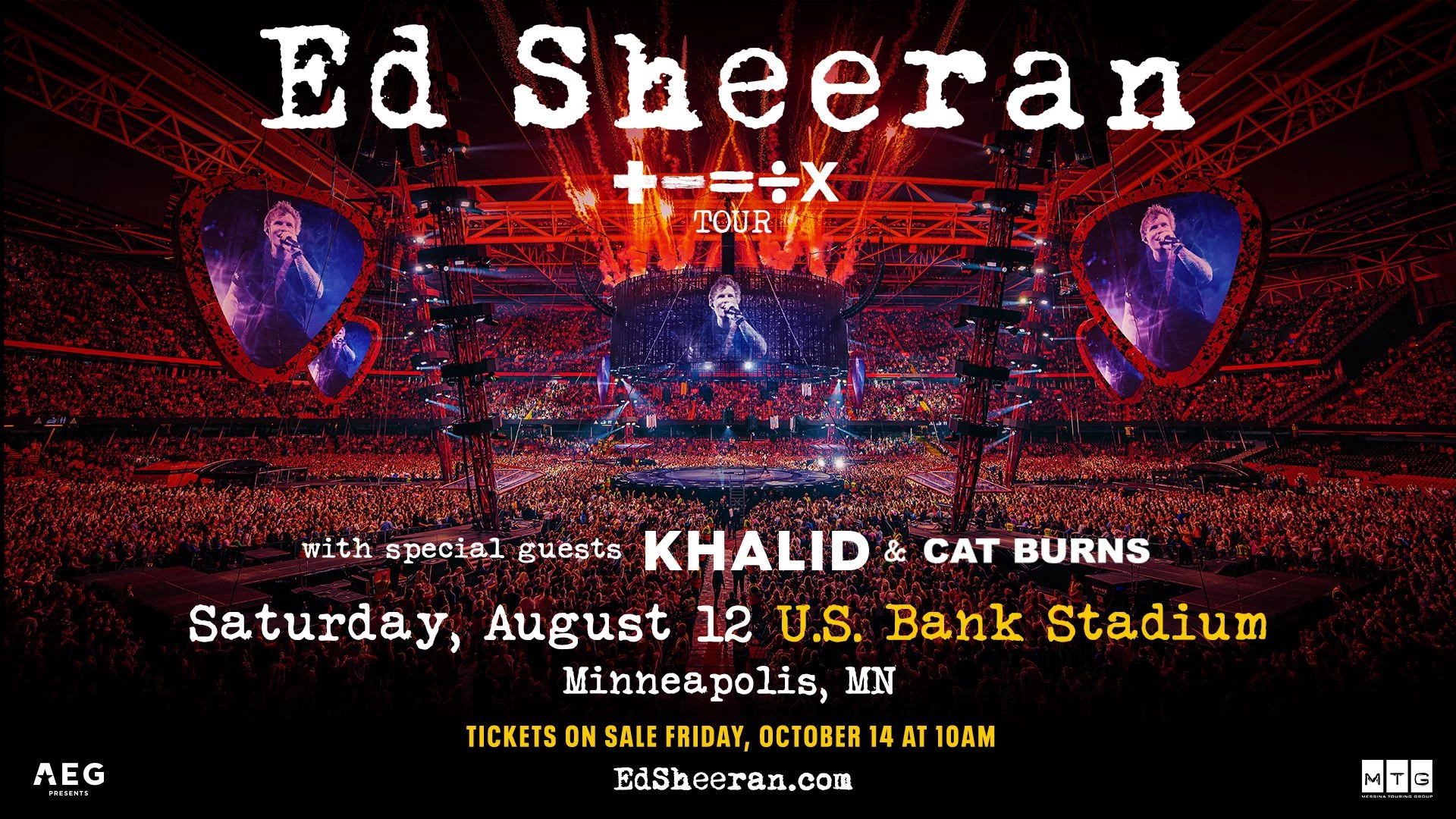 Get Excited! Minnesota One of Ed Sheeran's Stops in 2023
