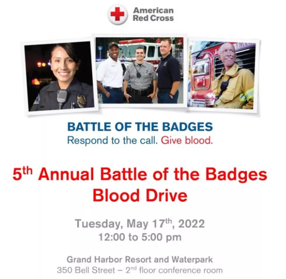 The Battle of the Badges, Blood Donations, and Dubuque