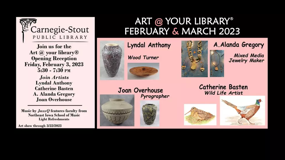 Carnegie-Stout’s Art @ Your Library Excites With Local Artistry