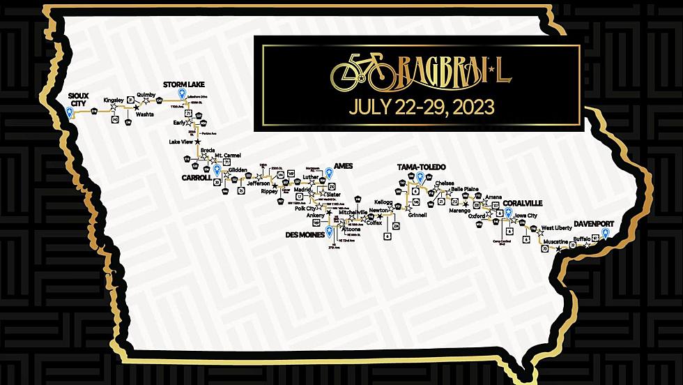 RAGBRAI 50 Route Announced For Ride Across Iowa