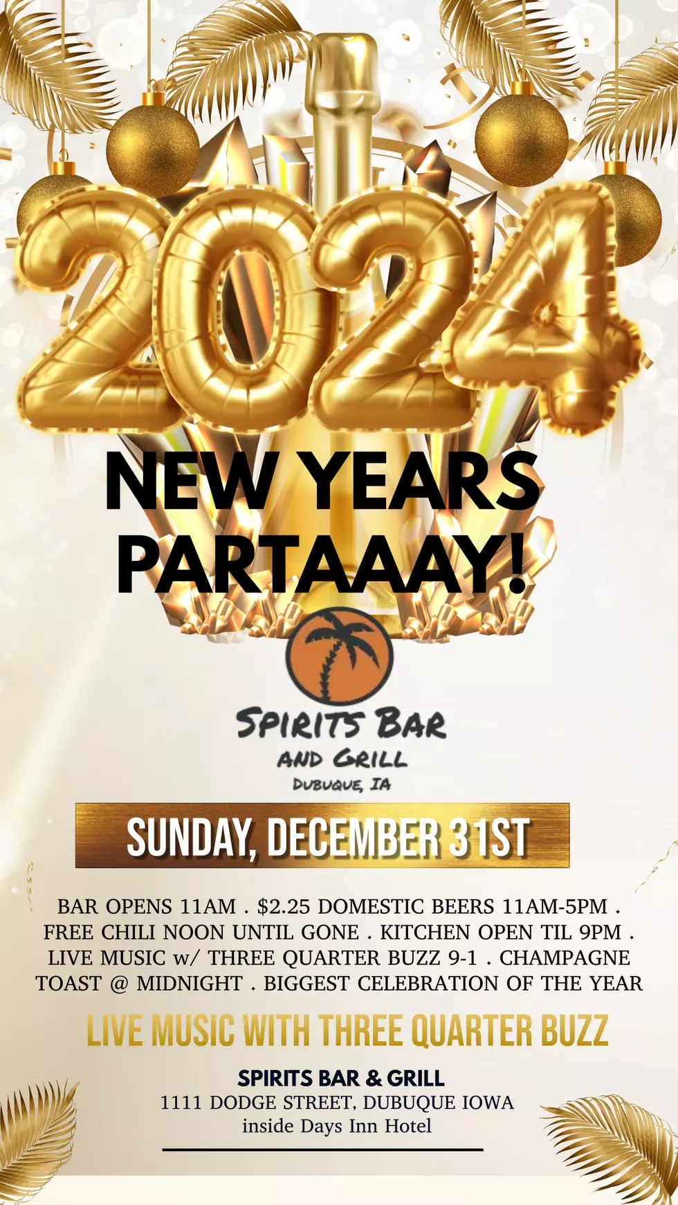 Credit: Spirits Bar and Grill