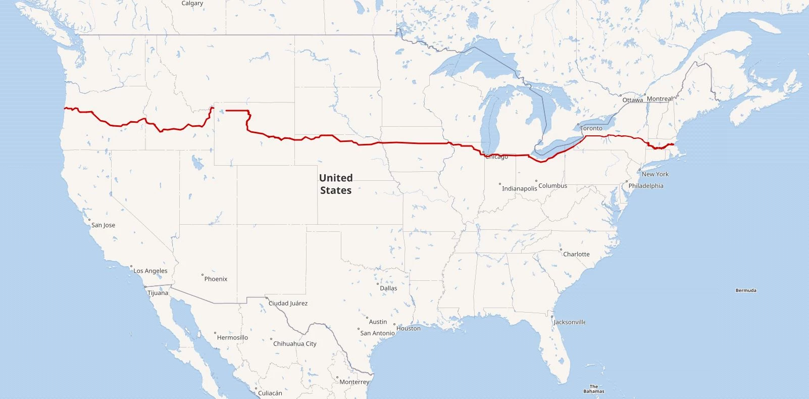 The Longest Road in the U.S. Passes Through Iowa and Illinois: Trust Me