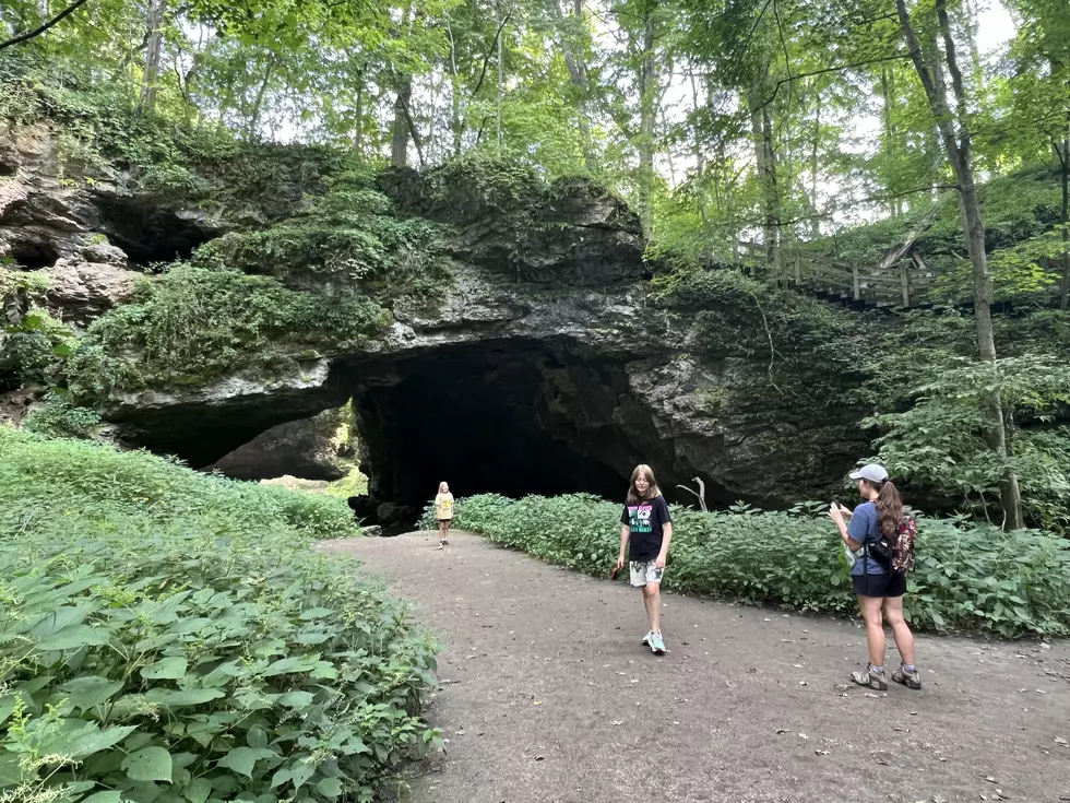 Credit: Tom Drake Here is the Natural Bridge formation not far from the main trail entrance.