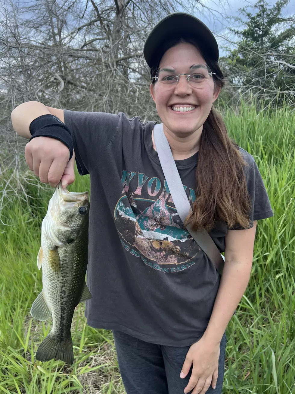 Credit: Tom Drake My wife pulled in a lunker... not me, the fish!