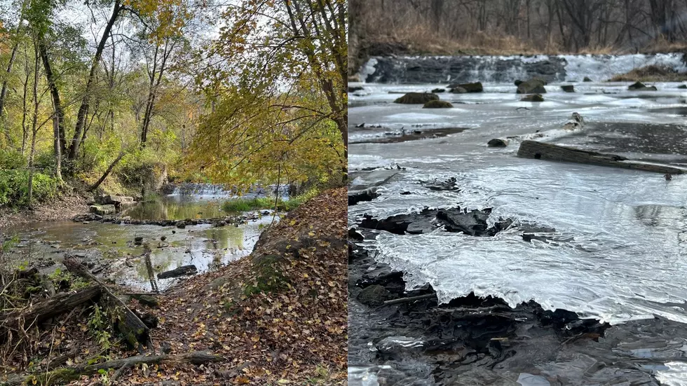Credit: Tom Drake | <strong>A beautiful section of Dutch Creek which runs off of the Wapsipinicon River. This old, demolished dam creates the perfect pictures.</strong>