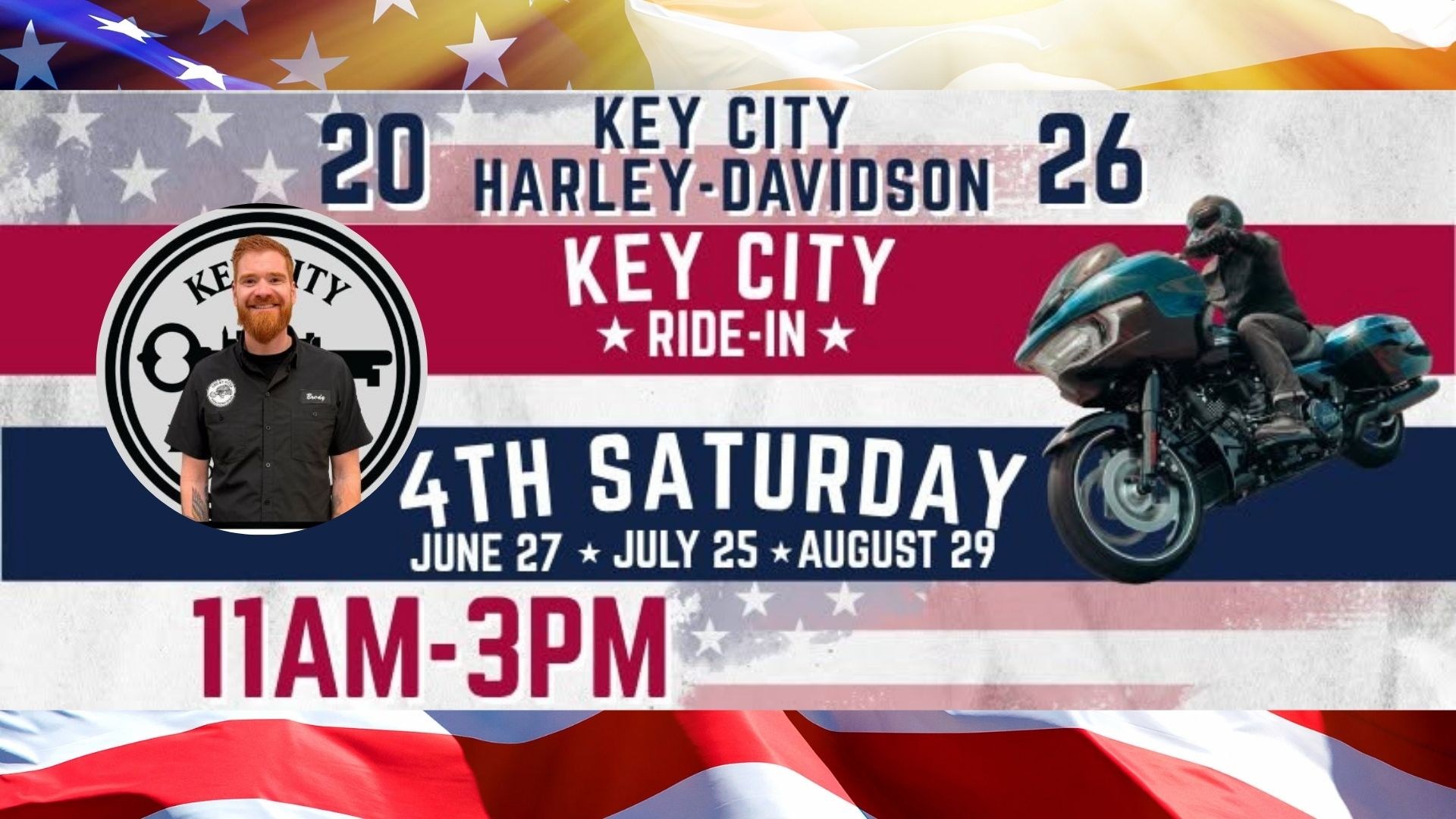 Key City Harley-Davidson Ride-In Event Offers Food, Music, Prizes