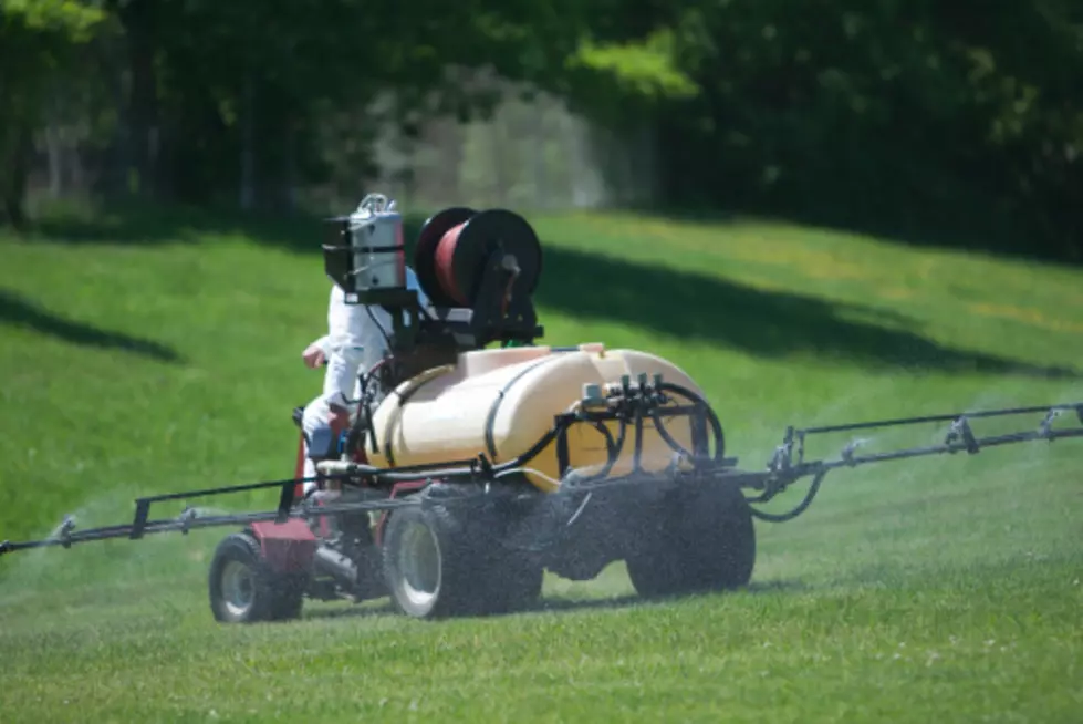 Spraying on Dubuque’s Flood Wall This Week